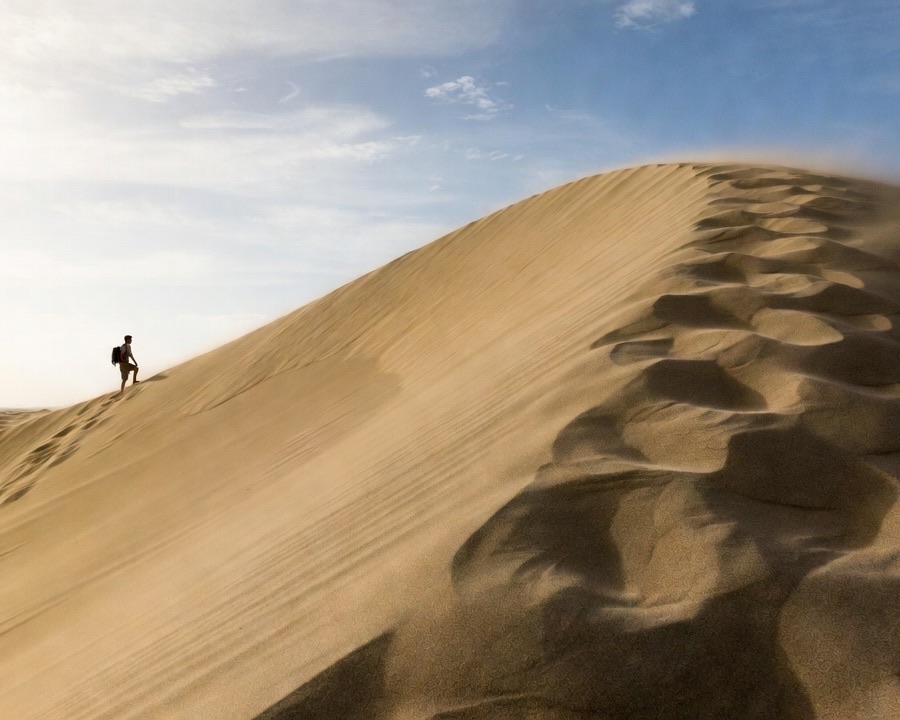 Sand dune ridge representing Sandhill Springs